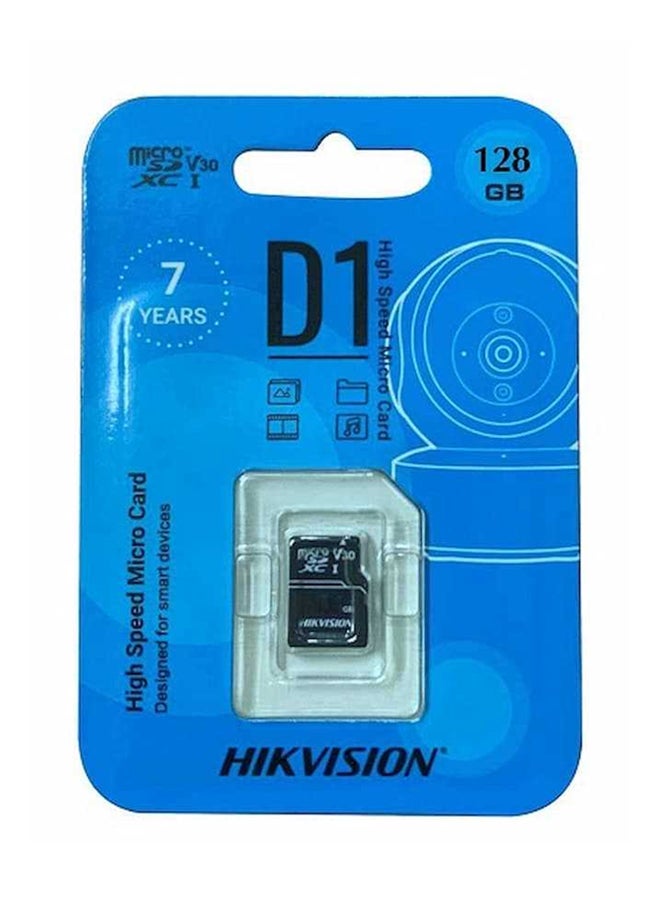 HIKVISION - HS-TF-D1 128GB High Speed Micro Card Designed for Smart Devices 128 GB - Image 1
