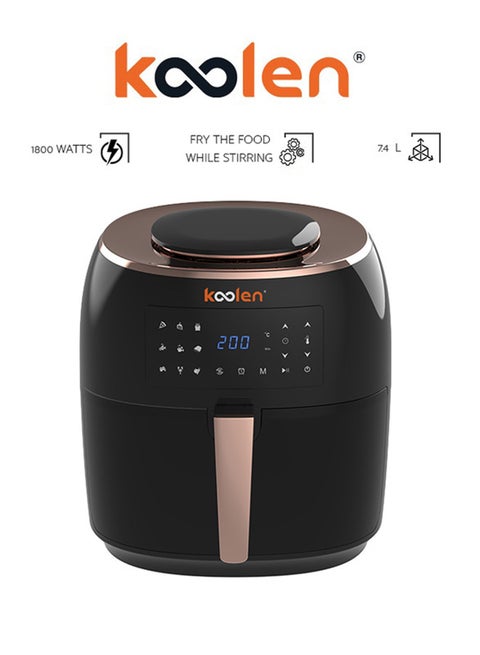 Digital Air Fryer 7.4 L 1800 W 816102016 Black