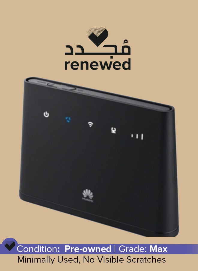 HUAWEI Renewed - 4G LTE 150 Mbps Mobile Wi-Fi Router Black - Image 1