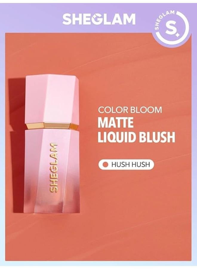 SHEGLAM - Liquid Blush Color Bloom Liquid Hush Hush Hush Hush - Image 1