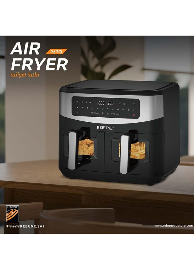 ريبون مقلاة هوائية 9 لتر 1750 وات RE-11-041 لون أسود - Image 3