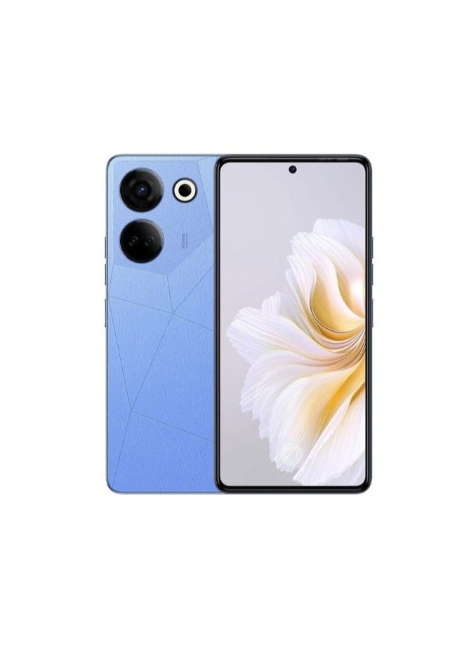تكنو هاتف Camon 20 Pro ثنائي الشريحة بلون أزرق سيرينيتي وذاكرة وصول عشوائي (RAM) سعة 8 جيجابايت وذاكرة داخلية 256 جيجابايت يدعم تقنية 4G - الإصدار العالمي - Image 1