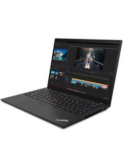 ThinkPad T14 Laptop With 14-Inch Display, Core i5 1335U Processor/16GB RAM/512GB SSD/Intel Iris XE Graphics/Windows 11 Pro English/Arabic Black