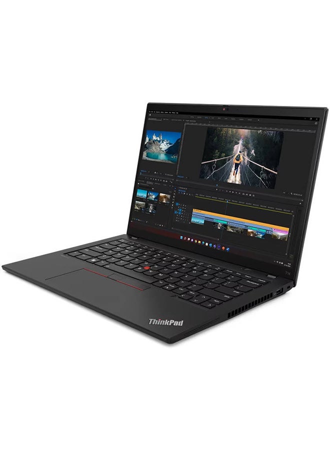 Lenovo - ThinkPad T14 Laptop With 14-Inch Display, Core i5 1335U Processor/16GB RAM/512GB SSD/Intel Iris XE Graphics/Windows 11 Pro English/Arabic Black - Image 1