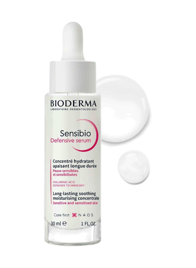 Bioderma Sensibio Defensive Serum Premature Ageing Skin Care For Sensitive And Sensitised Skin Pink 30ml  - Image 2
