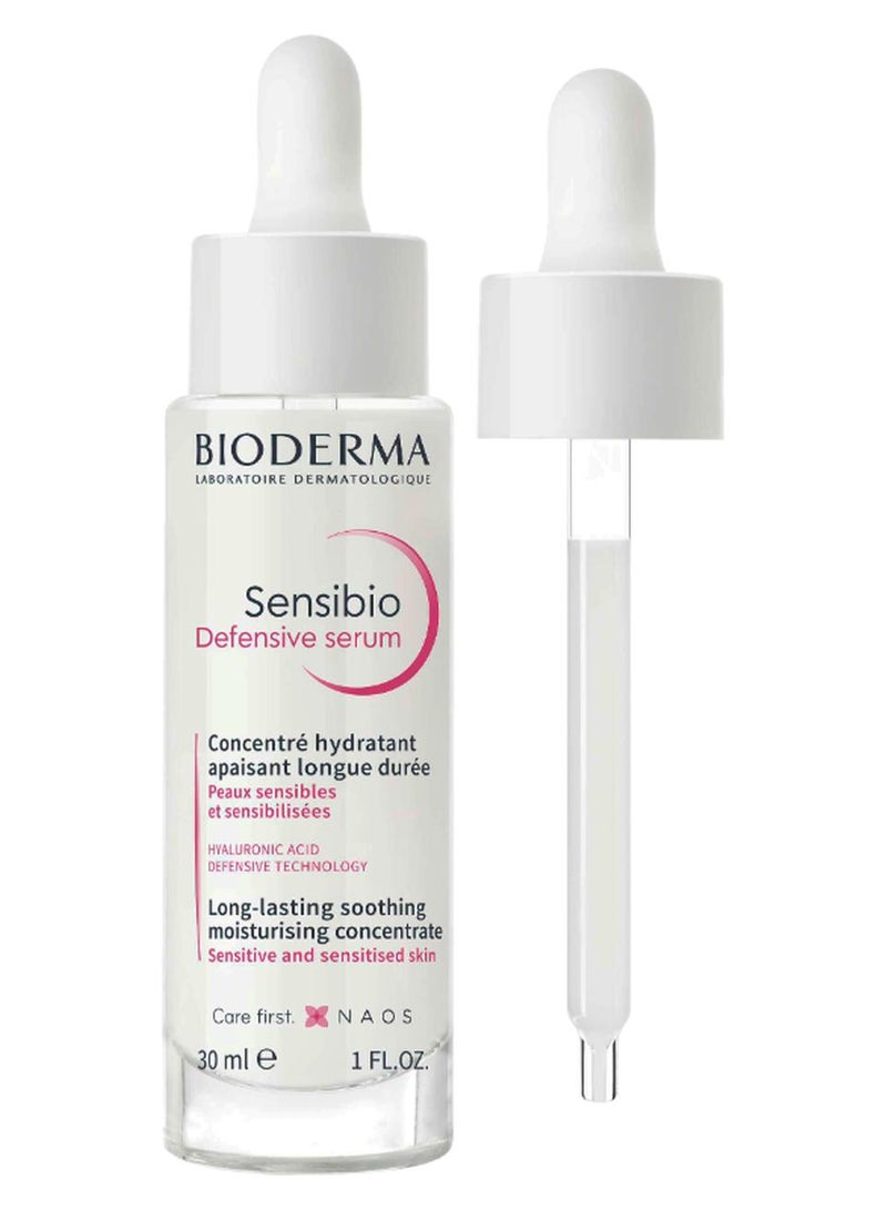 Bioderma Sensibio Defensive Serum Premature Ageing Skin Care For Sensitive And Sensitised Skin Pink 30ml - Image 1