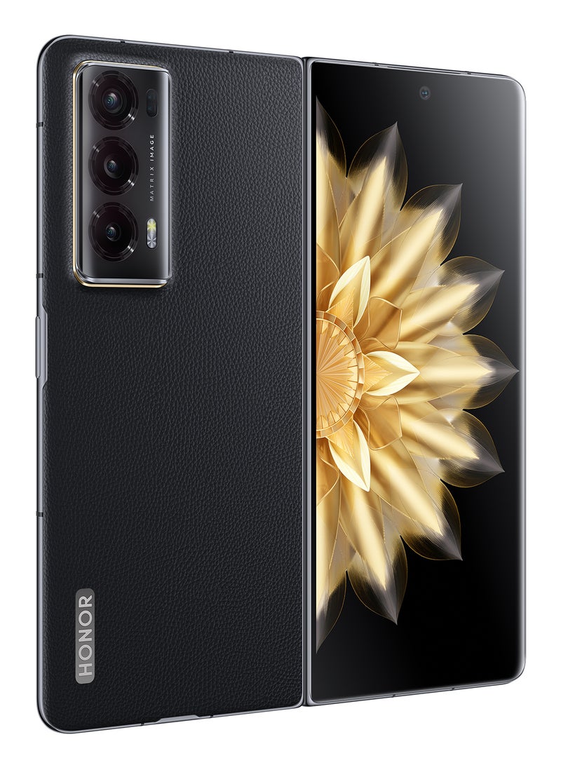 Honor - Magic V2 Dual Sim Black PU 16GB RAM 512GB 5G With Free Gifts And Screen Protection - Middle East Version - Image 1