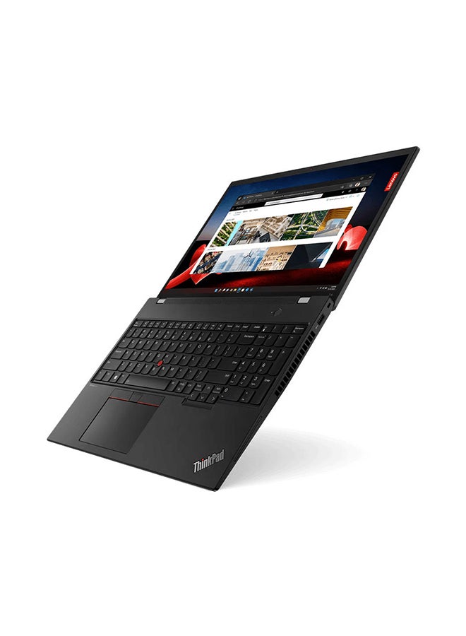 Lenovo - ThinkPad T16 (Upgraded Version) Laptop With 16-Inch Display, Core i7 1355U Processor/16GB RAM/512GB SSD/Intel Iris XE Graphics/Windows 11 Pro English/Arabic Black - Image 1