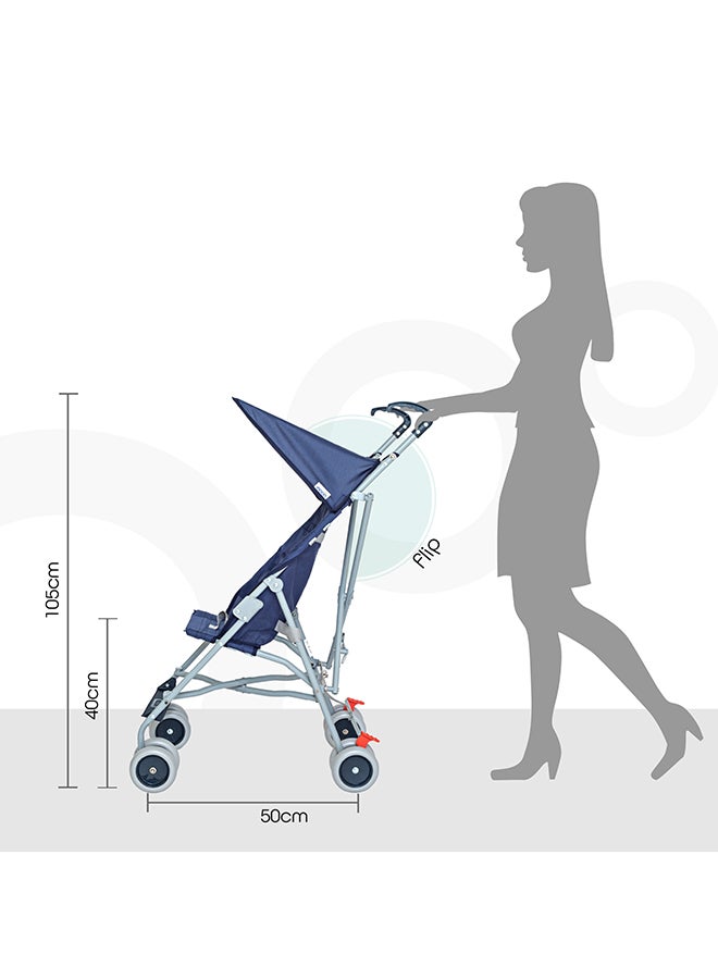 Baby Stroller With Canopy - Dark Blue - pnsku/N70042209V/45/_/1706670046/b31ce6e9-a525-4828-9724-b860ed8b921d