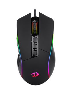 PLANK M812 RGB Gaming Mouse, Ergonomic Design with textured side grip,16,000 DPI Opitacl Sensor, Mouse with Fire Button, Macro Editing Programmable