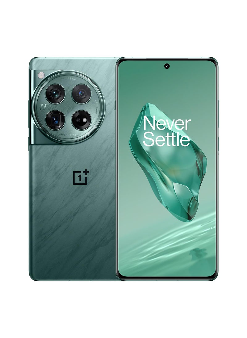ون بلس هاتف 12 بشريحتين Flowy Emerald وذاكرة وصول عشوائي (RAM) سعة 16 جيجابايت وذاكرة تخزين داخلية 512 جيجابايت يدعم تقنية 5G - إصدار الشرق الأوسط  - Image 1