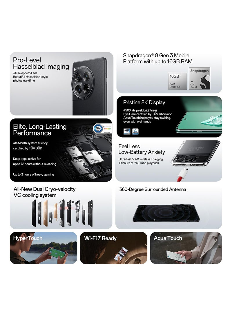 OnePlus 12 Dual Sim Flowy Emerald 16GB RAM 512GB 5G - International Version - Image 2