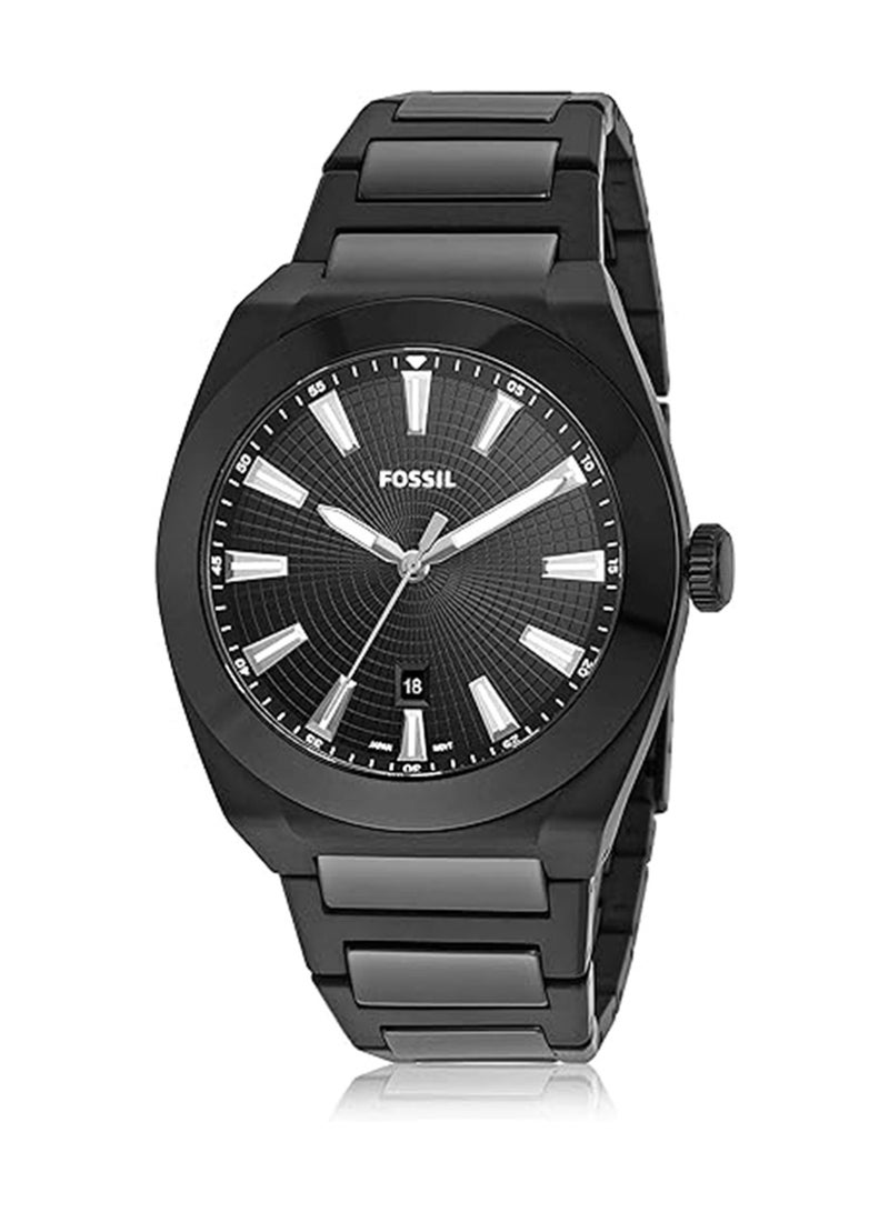 FOSSIL Men's Analog Round Shape Ceramic Wrist Watch CE5028 - 42 Mm  - Image 1