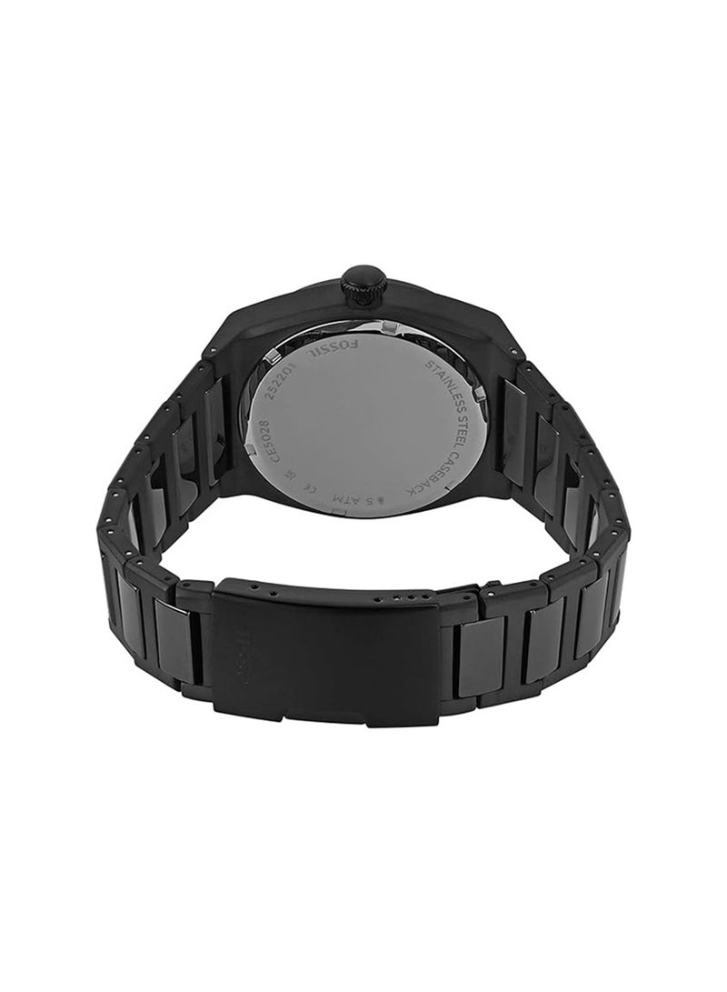 FOSSIL Men's Analog Round Shape Ceramic Wrist Watch CE5028 - 42 Mm  - Image 4