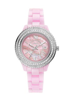 Women's Analog Round Shape Ceramic Wrist Watch CE1117 - 30 Mm