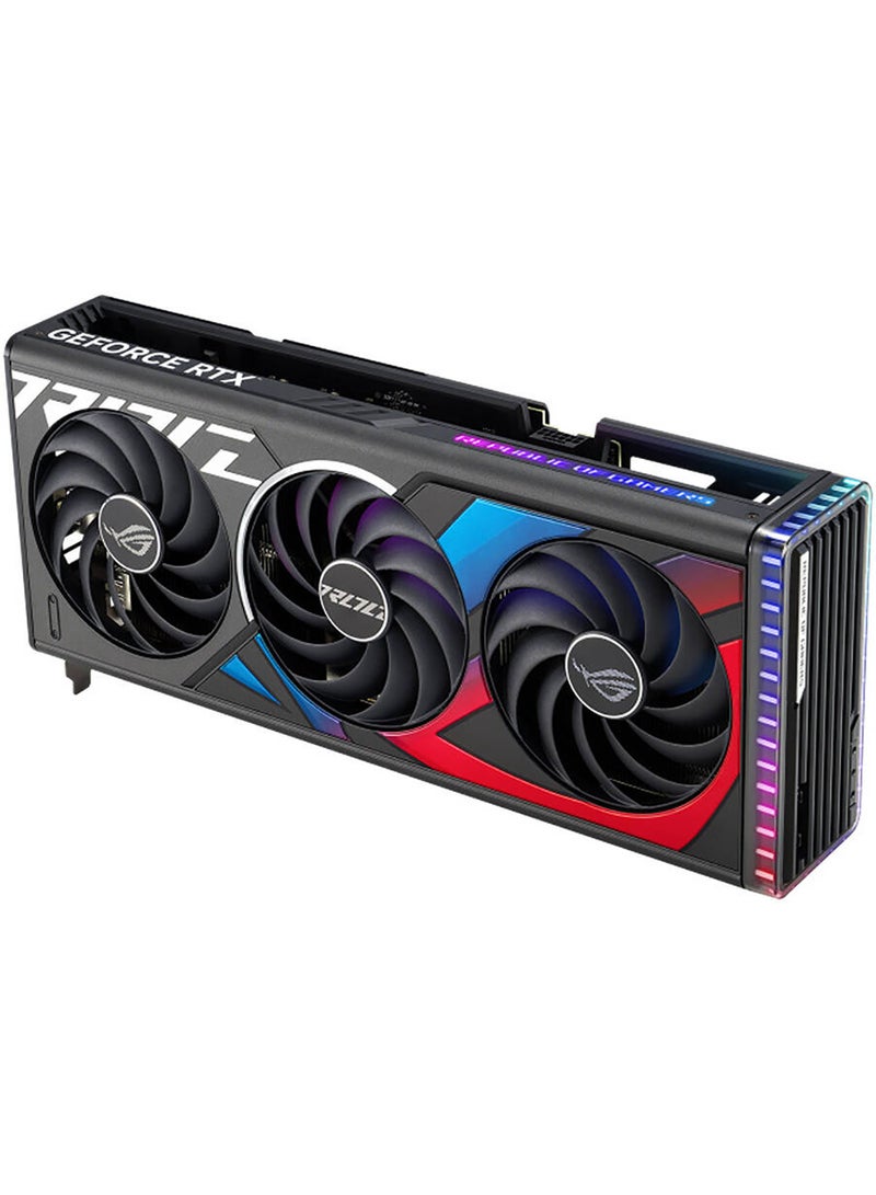 ROG Strix GeForce RTX 4070 Ti SUPER OC Edition Graphics Card, 16GB GDDR6X 256-Bit Memory, 8448 CUDA Cores, 21 Gbps Memory Speed, 2670 MHz Boost Clock, PCI Express 4.0 | 90YV0KG0-M0NA00 Multi