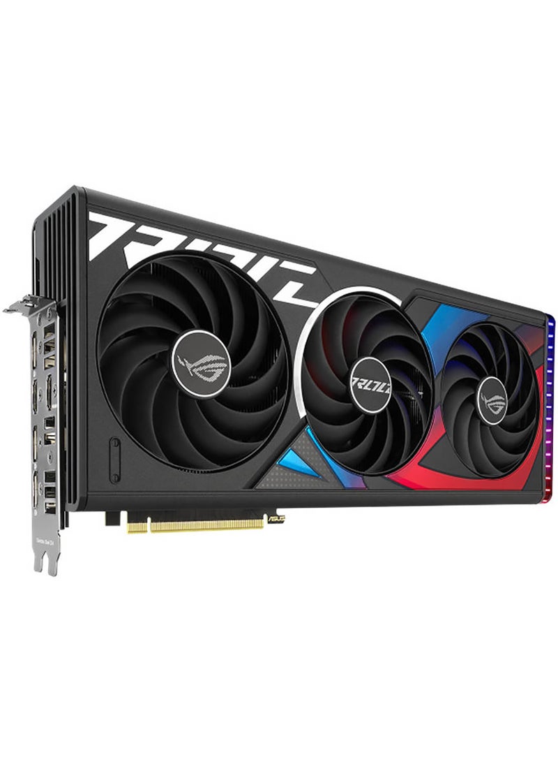 ROG Strix GeForce RTX 4070 Ti SUPER OC Edition Graphics Card, 16GB GDDR6X 256-Bit Memory, 8448 CUDA Cores, 21 Gbps Memory Speed, 2670 MHz Boost Clock, PCI Express 4.0 | 90YV0KG0-M0NA00 Multi