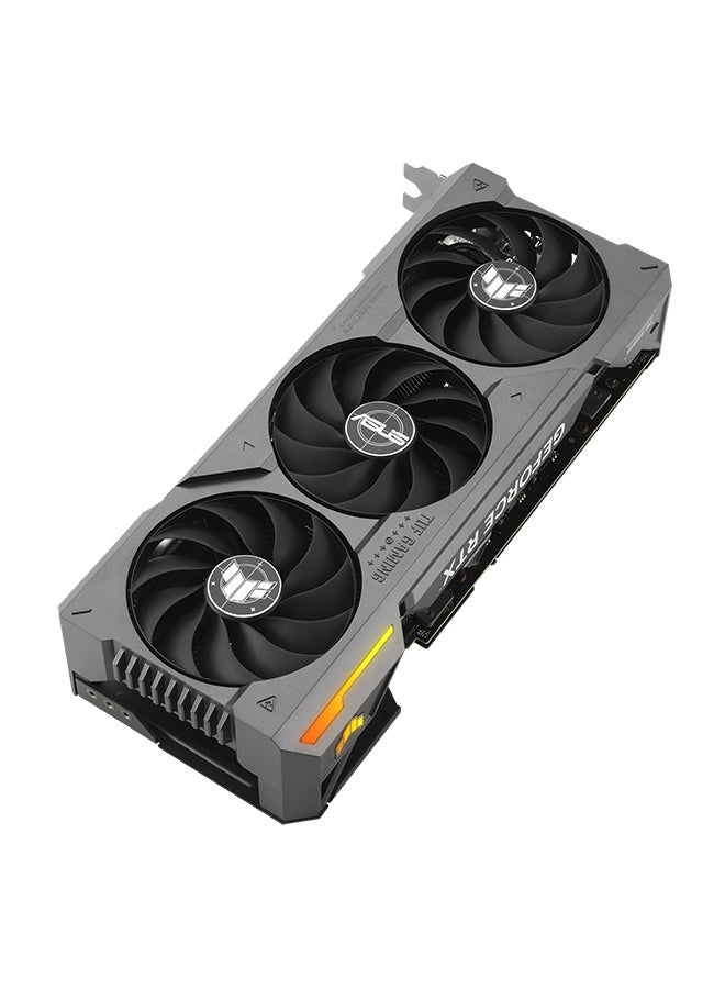 ASUS - TUF Gaming GeForce RTX 4070 Ti Super OC Edition Graphics Card, 16GB GDDR6X 256-Bit Memory, 8448 CUDA Cores, 21 Gbps Memory Speed, 2640 MHz Boost Clock, PCI Express 4.0 | 90YV0KF0-M0NA00 Black - Image 1