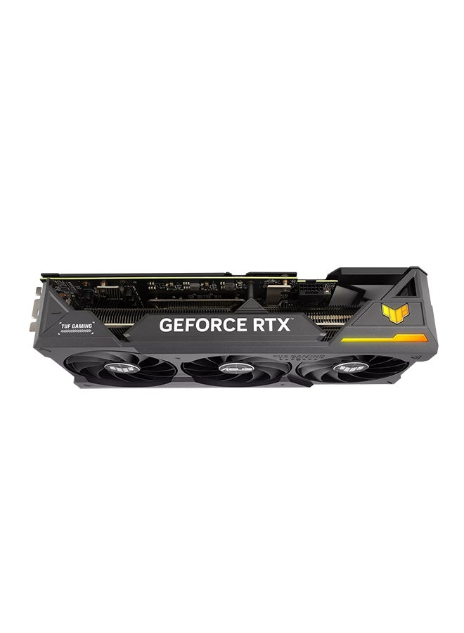 ASUS - TUF Gaming GeForce RTX 4070 Ti Super OC Edition Graphics Card, 16GB GDDR6X 256-Bit Memory, 8448 CUDA Cores, 21 Gbps Memory Speed, 2640 MHz Boost Clock, PCI Express 4.0 | 90YV0KF0-M0NA00 Black - Image 1