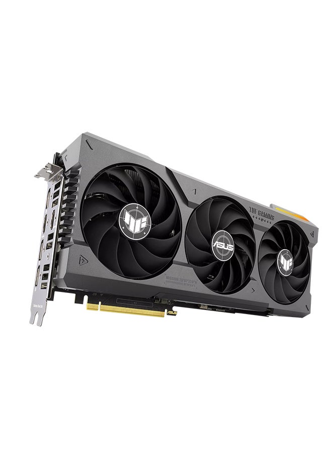 ASUS - TUF Gaming GeForce RTX 4070 Ti Super OC Edition Graphics Card, 16GB GDDR6X 256-Bit Memory, 8448 CUDA Cores, 21 Gbps Memory Speed, 2640 MHz Boost Clock, PCI Express 4.0 | 90YV0KF0-M0NA00 Black - Image 1