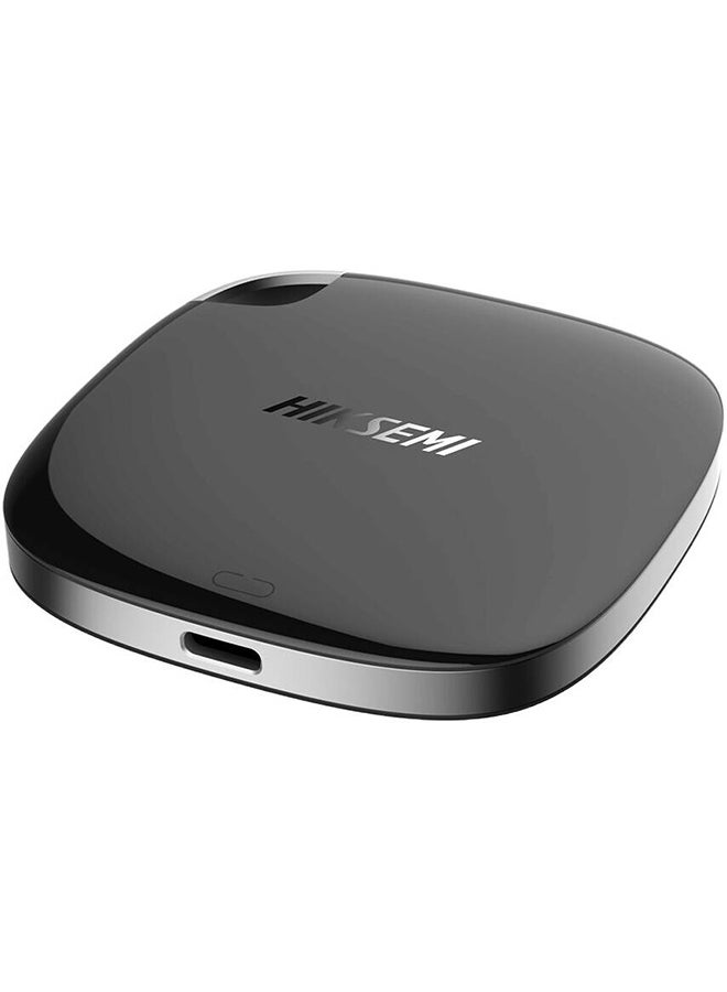 Hiksemi Pocket 1TB External SSD, 450MB/s Max Transmission Speed, LED Indicator, USB 3.0 Type-C Interface, Data Encryption, ABS + PP Material, Energy Efficient, Black | HS-ESSD-T100 1 TB