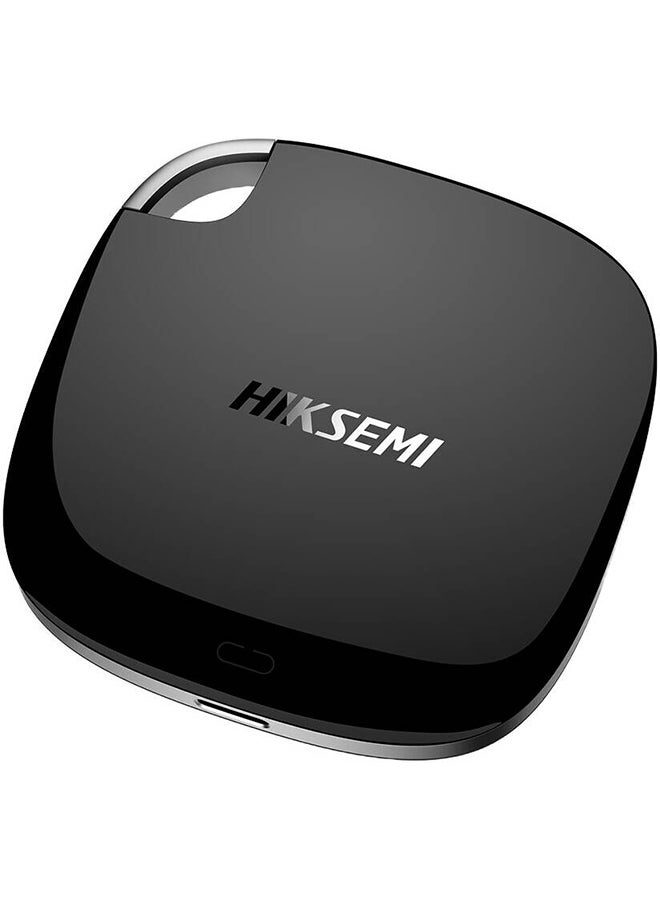 Hiksemi Pocket 1TB External SSD, 450MB/s Max Transmission Speed, LED Indicator, USB 3.0 Type-C Interface, Data Encryption, ABS + PP Material, Energy Efficient, Black | HS-ESSD-T100 1 TB