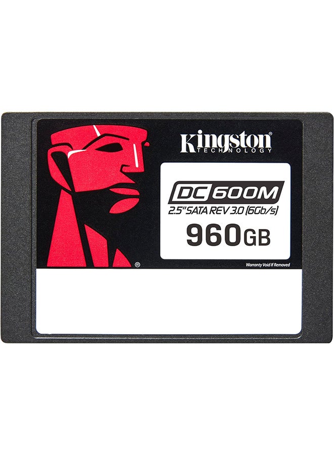 Kingston DC600M 2.5" SATA Enterprise SSD, 960 GB Capacity, Up to 560MB/s Read & 530MB/s Write, Consistent Latency, IOPS, Reliable QoS, Black | SEDC600M/960G 960 GB  - Image 1