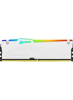 كينغستون مجموعة ذاكرة سطح المكتب Fury Beast RGB 32GB (16GB x2) DDR5، سرعة ذاكرة 6000MT/s، زمن انتقال CL40 CAS، غير ECC، Intel XMP 3.0، 1.35v، 288 Pin، أبيض  - Image 3
