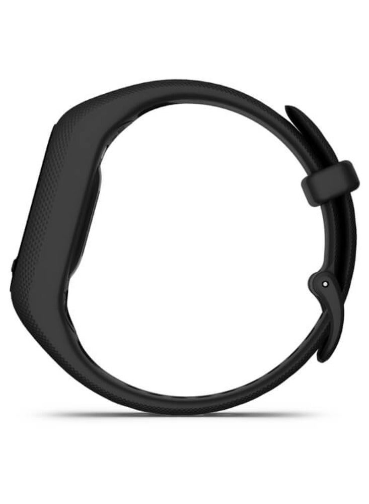 GARMIN - Sports Watch, Health And Fitness Tracker Band Model Vivosmart 5, Size S/M - Black - Image 1
