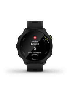 GARMIN Forerunner 55 - 42MM - Up To 14 Days Battery Life - 1.04"inch Sunlight-Visible Display, Scratch Resistant, Chemically Strengthened Glass, Heart Rate Monitor, All Day Stress Monitor, Advanced GPS and Running Features, Built-in GNSS and Sports App, iOS and Android Compatible Black  - Image 3