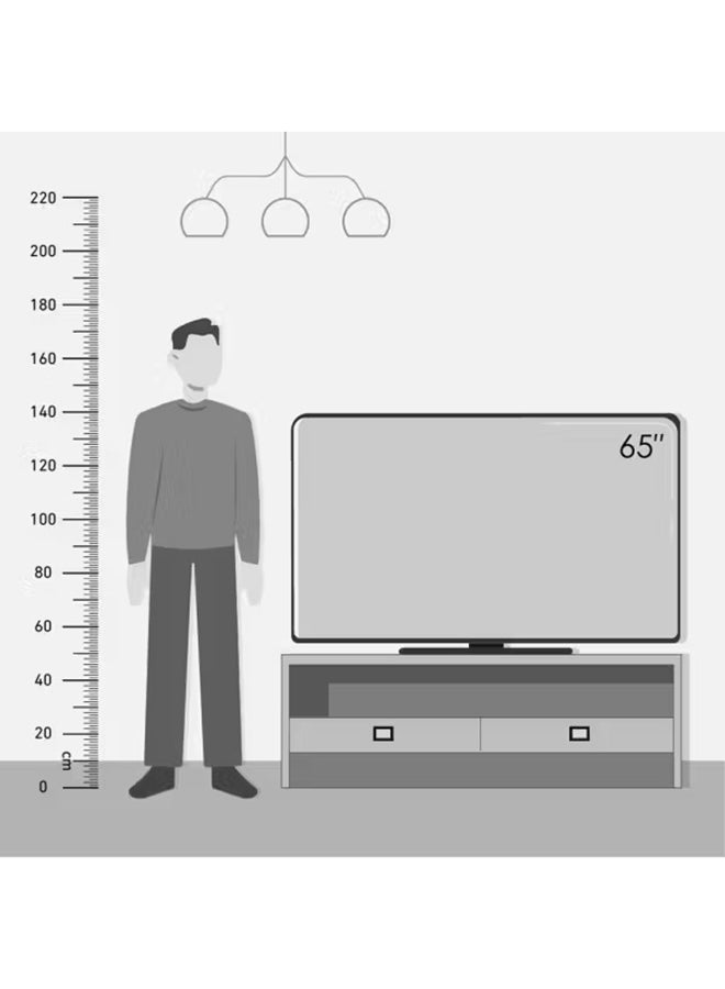 تورنيدو - شاشة 4K بدون إطار 65 بوصة، اندرويد، ريسيفر داخلي - Image 1