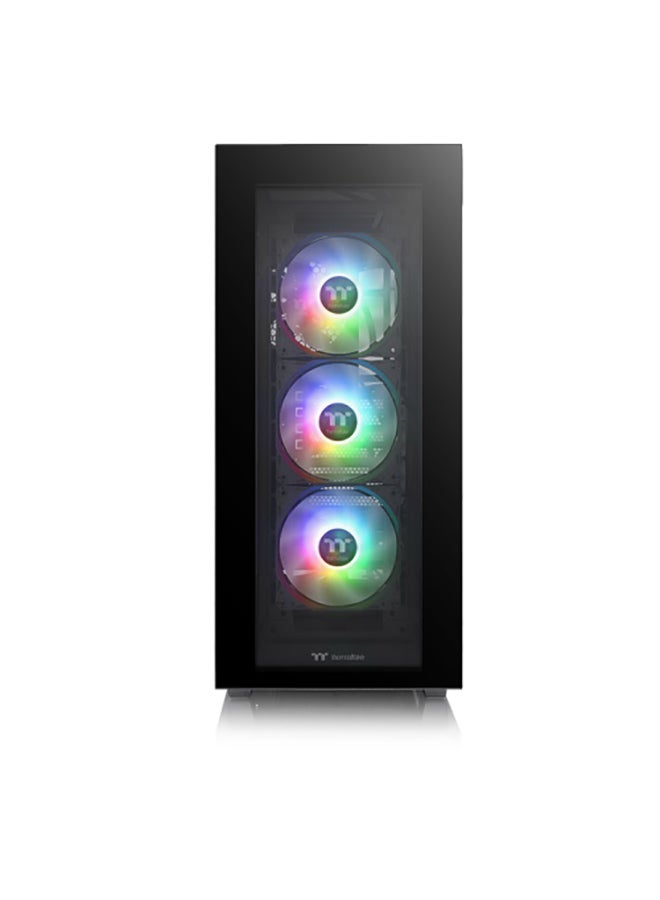 Thermaltake Divider 500 TG ARGB Mid Tower Case, Tempered Glass,7 Expansion Slot, USB 3.2 (Gen 2) Type-C x 1, Black Black  - Image 5