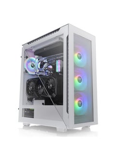 Divider 500 TG Snow ARGB Mid Tower Case, Tempered Glass, 7 Expansion Slot, USB 3.2 (Gen 2) Type-C x 1, White White