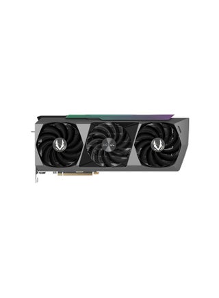 Gaming GeForce RTX 4070 Ti SUPER AMP HOLO Black Edition Graphics Card, 16GB GDDR6X 256-Bit Memory, 8448 CUDA Cores, 21 Gbps Memory Speed, 2640 MHz Boost Clock, PCI-E 4.0 x16 | ZT-D40730F-10P Black - pnsku/N70042378V/45/_/1706701195/9ad82bba-7779-46a4-bc9e-f419175744ca