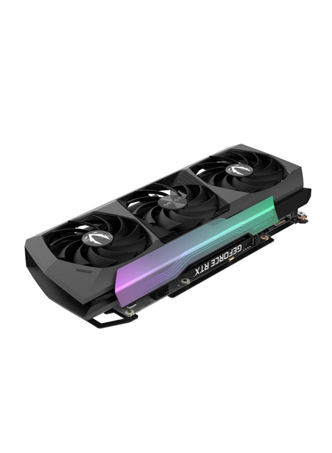 ZOTAC - Gaming GeForce RTX 4070 Ti SUPER AMP HOLO Black Edition Graphics Card, 16GB GDDR6X 256-Bit Memory, 8448 CUDA Cores, 21 Gbps Memory Speed, 2640 MHz Boost Clock, PCI-E 4.0 x16 | ZT-D40730F-10P Black - Image 1