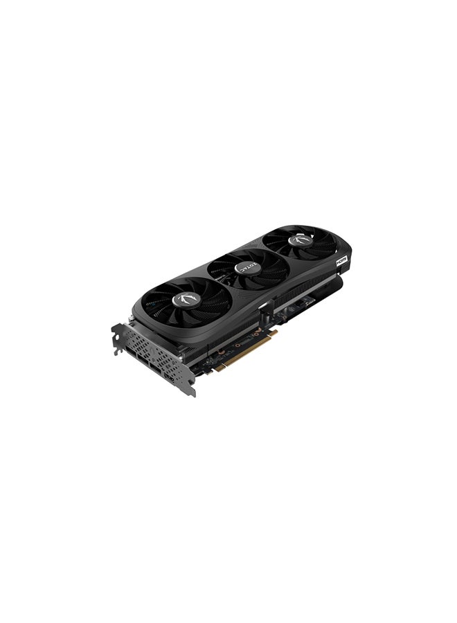 ZOTAC - Gaming GeForce RTX 4070 Ti SUPER Trinity Black Edition Graphics Card, 16GB GDDR6X 256-Bit Memory, 8448 CUDA Cores, 21 Gbps Memory Speed, 2610 MHz Boost Clock, PCI-E 4.0 x16 | ZT-D40730D-10P Black - Image 1