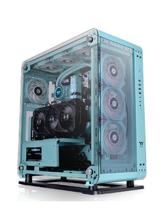 Thermaltake Core P6 Tempered Glass Mid Tower ATX Case, SPCC Material, 7 Expansion Slots, Up To 140mm Fan Support, 360mm Radiator Support, 4 x 3.5" / 8 x 2.5" Drive Bays, Turquoise turquoise  - Image 1