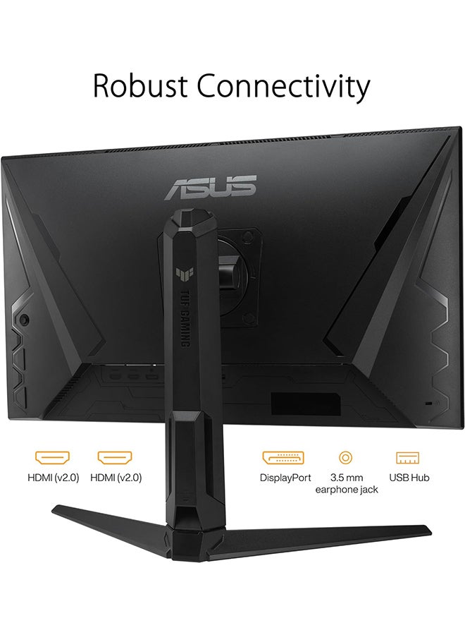 ASUS - TUF Gaming VG27AQML1A 27" QHD IPS Gaming Monitor, 260Hz OC / 1ms, ELMB Sync & Freesync Premium, DisplayHDR 400, 100% sRGB, 2Wx2 Speakers, DP / HDMI / USB 3.2 / PC Audio, Black 90LM05Z0-B07370 Black - Image 1