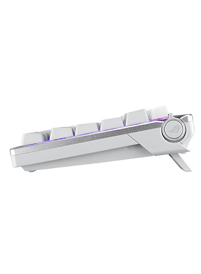 ASUS ROG Azoth 75 DIY Custom RGB Gaming Keyboard, OLED Display, Tri-mode Connection, Hot-Swappable ROG NX Snow Switches & Keyboard Stabilizers, ABS Keycaps, ENG-ARAB Layout, 90MP031A-BKCA10  - Image 4