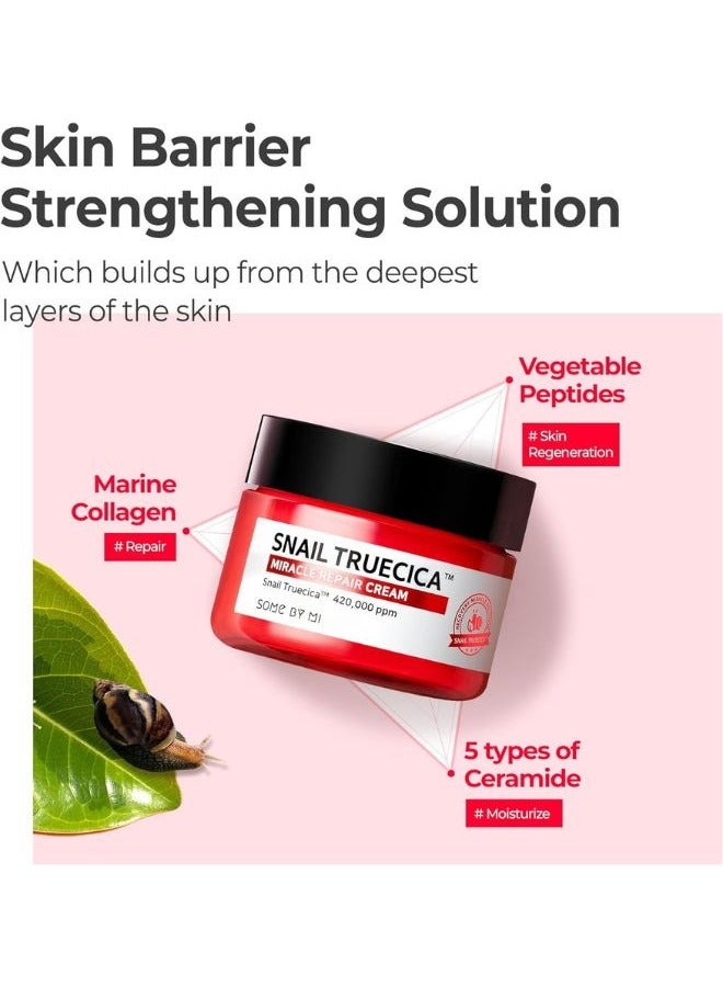 Some by Mi Snail Truecica Miracle Repair Cream 60grams - Image 3