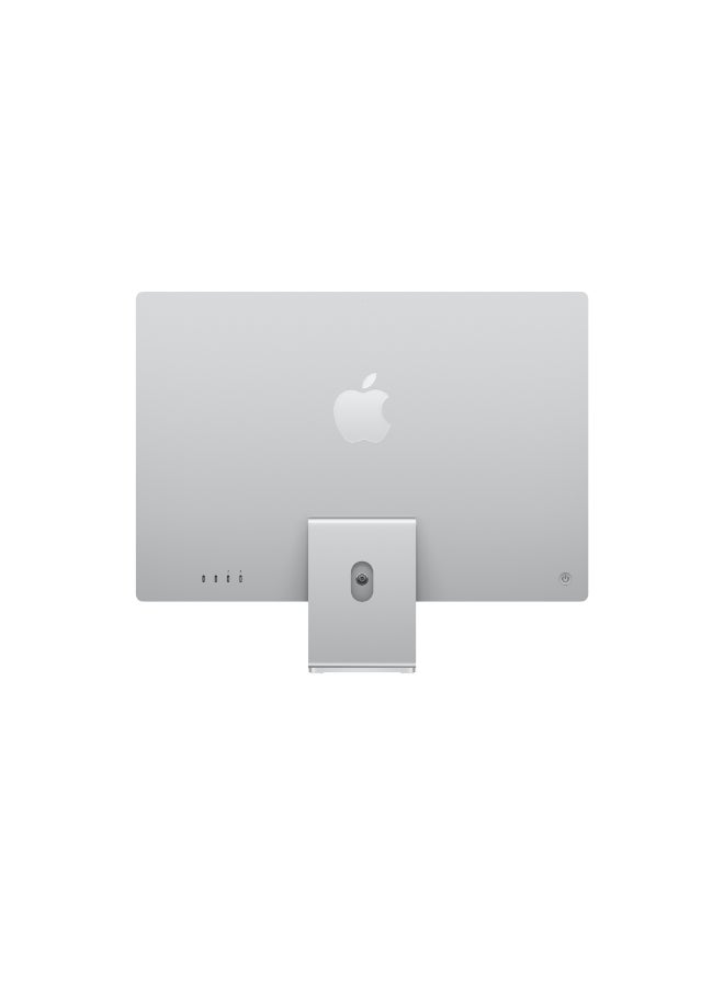 Apple Z195 iMac 24-inch with Retina 4.5K Display, M3 Chip with 8‑core CPU, 8‑core GPU and 16‑core Neural Engine/16GB RAM/512GB SSD With Magic Keyboard & Magic Mouse English/Arabic Silver  - Image 3