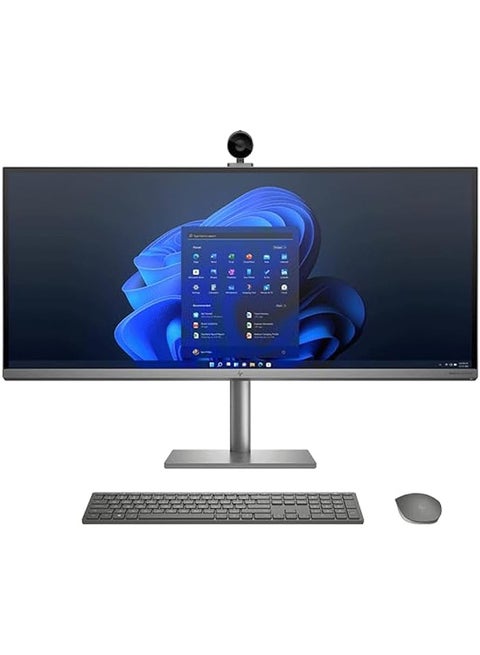 Envy 34-C1099NH AIO With 34-Inch Display, Core i9-12900 Processor/16GB RAM/2TB SSD/8GB Nvidia Geforce RTX 3080 Graphics Card/Windows 11 Home English Grey