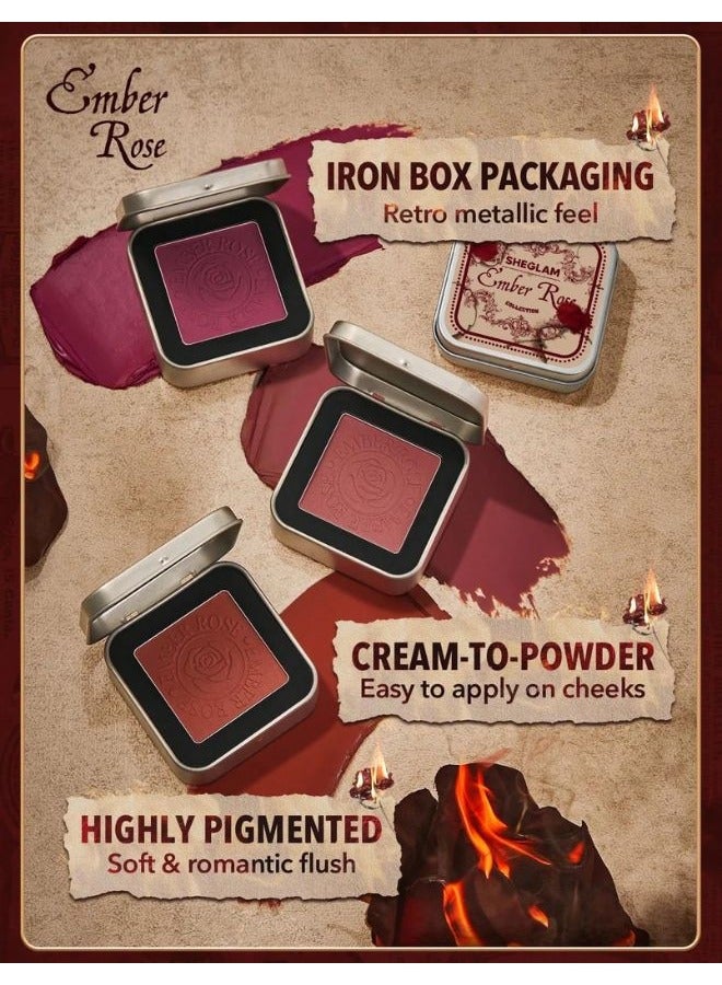 SHEGLAM - Ember Rose Eternal Flame Cream Blush Love Language - Image 1