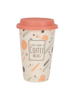 Royalford Coffee Mugs with handle RF12297 Coffee Cups Teacups Bone China Perfect for Cappuccino,Tea,Latte,Espresso,Hot Beverage,Wine,Microwave Safe (385ml) Multicolor