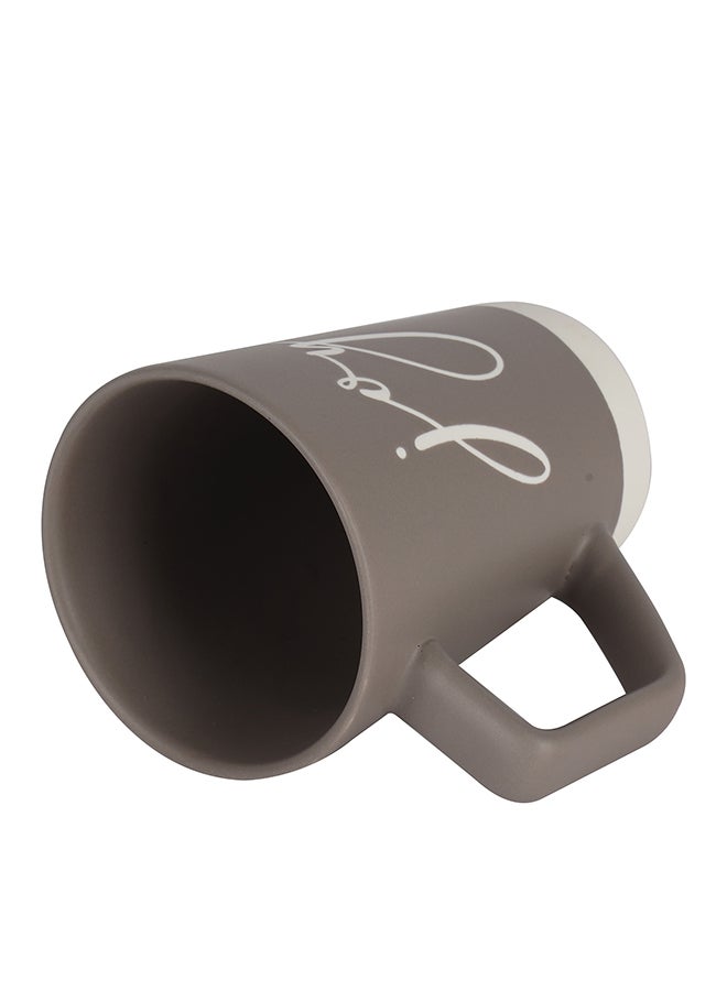 Royalford - Royalford 435ml New Bone Mug RF12293 Perfect for Hot and Cold Drinks Food-Grade, Non-Toxic and Safe to Use Stylish, Durable and Long-Lasting Design, Quote Printed, Suitable for Gifting Multicolor - Image 1