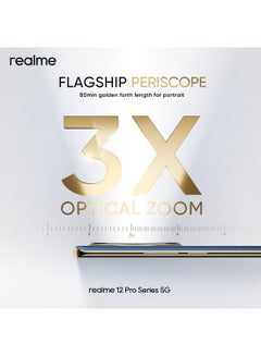 realme 12 Pro 5G Dual SIM Navigator Beige 12GB RAM 512GB  - Middle East Version  - Image 5