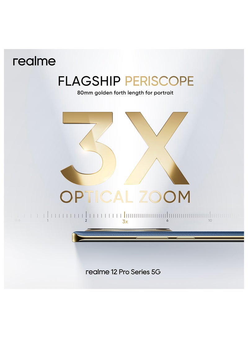realme - 12 Pro 5G Dual SIM Submarine Blue/Skyline blue 8GB RAM 256GB - International Version - Image 1
