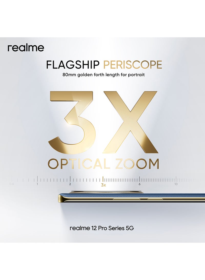 ريل مي - هاتف 12 Pro+ 5G ثنائي الشريحة، لون بيج، ذاكرة وصول عشوائي (RAM) سعة 12 جيجابايت، سعة 512 جيجابايت - إصدار الشرق الأوسط - Image 1