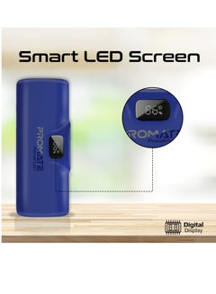 5000 mAh 5000 mAh Power Bank with Built-In Lightning Connector, Premium Mini Capsule Fast Charging, 20W USB-C Power Delivery, LED Display and Foldable Kickstand, PowerUp-i Blue - pnsku/N70043194V/45/_/1706760079/7ceb91ed-c00f-4ef2-843e-763fe7237501