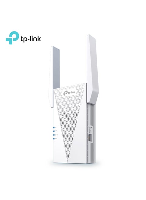 RE715X Range Extender, Dual-Band, Wi-Fi 6, Speed Up to 3.00 Gbps, Coverage Up to 30 m2, Up to 32 Users | White